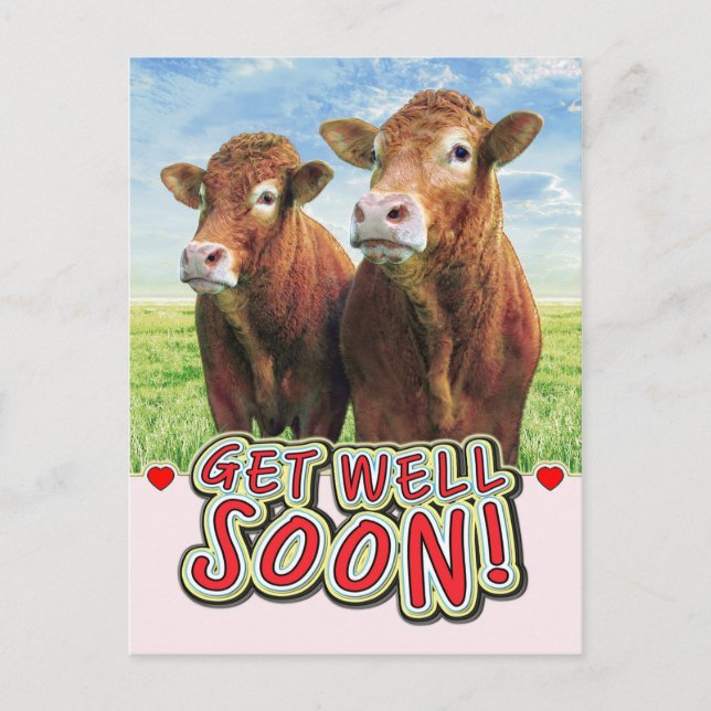 GET WELL SOON POSTCARD (Front)
