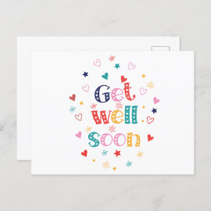 Get Well Soon Postcard