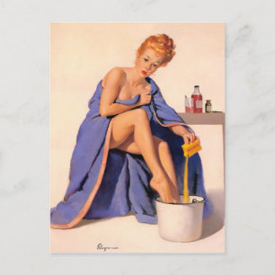 Get well soon postcard