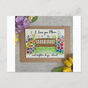 get well soon postcard