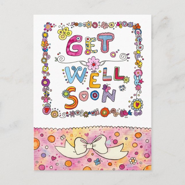 Get Well Soon Postcard (Front)