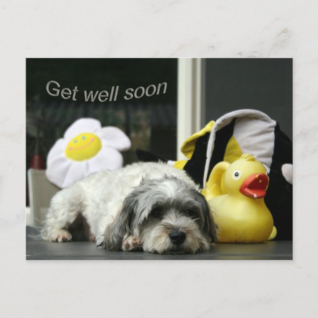 get well soon postcard (Front)