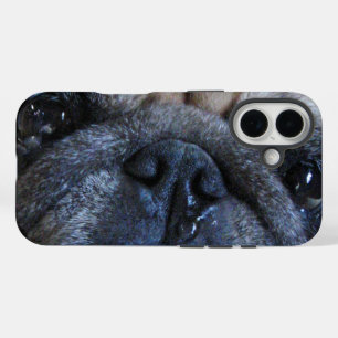 Get Well Soon Sick Pug Dog iPhone 16 Case