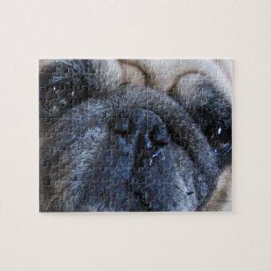 Get Well Soon Sick Pug Dog Jigsaw Puzzle