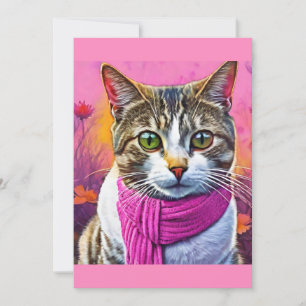 Get Well Soon – Spring Flu Recovery   Cosy Cat Card
