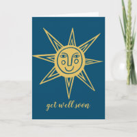 Get Well Soon Sunshine Blue