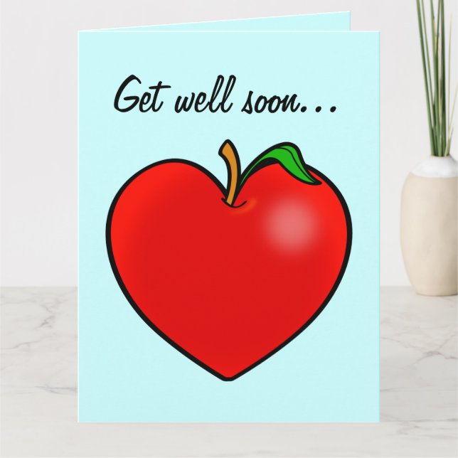 Get Well Soon to Teacher Big Card (Front)