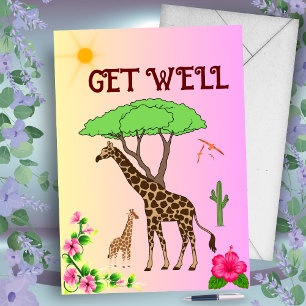 Get Well Soon! Wishing You a Speedy Recovery" Invitation