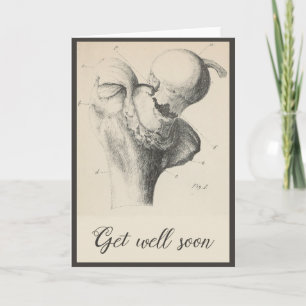 Get Well Soon with Vintage Medical Print Card