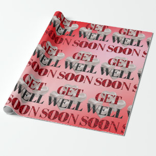 Get Well Soon Wrapping Paper