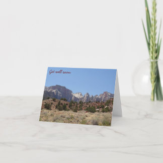 Get well soon - Zion Thank You Card