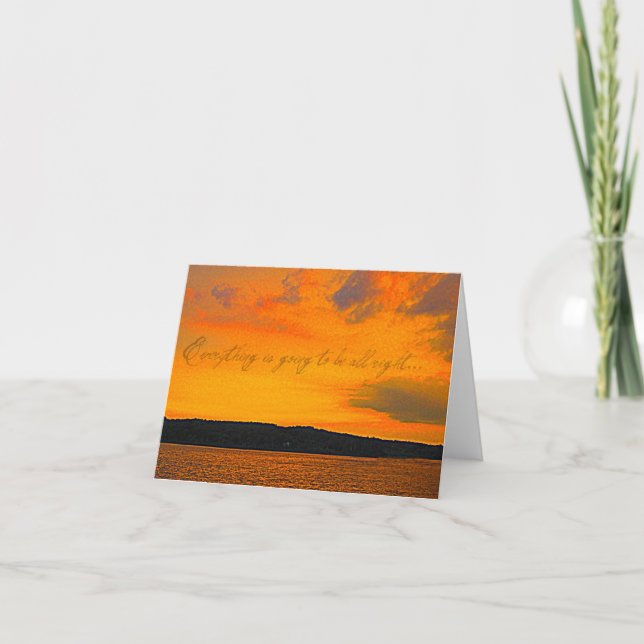 Get Well - Thinking of You - Friendship Card (Front)