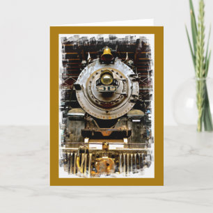 Get Well Vintage Train Card