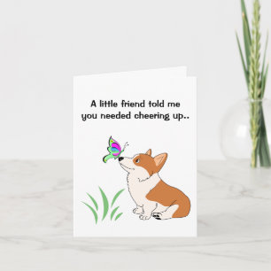 Get Well Welsh Corgi Note Cards