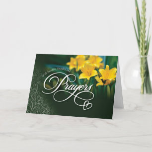 Get Well, With Heartfelt Thoughts and Prayers Card