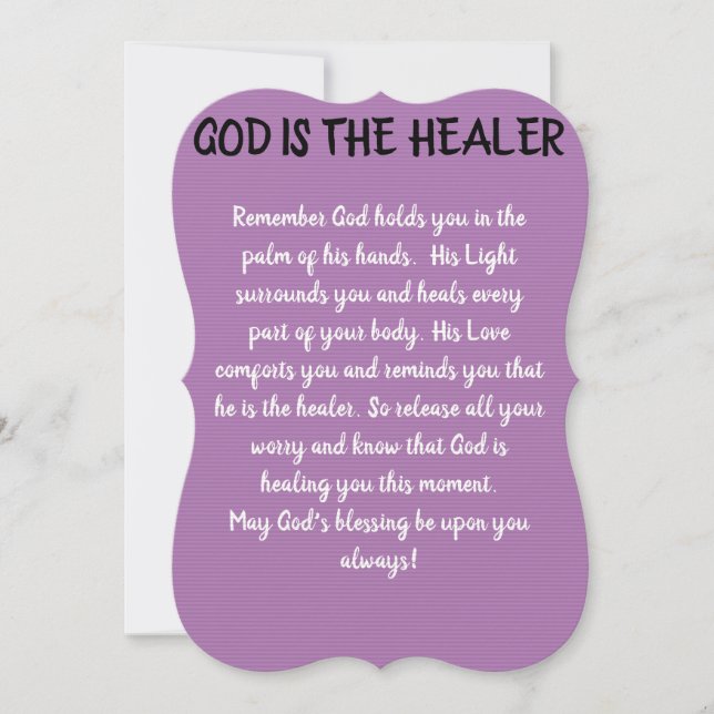 Get welll greeting card (Front)