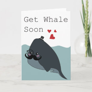 Get Whale Soon, Get Well Card