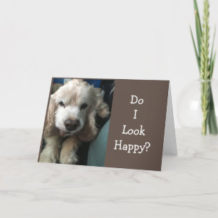 *GET WILL SOON" SAYS "SAD" DOGGIE CARD