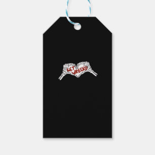 Get Wrecked Skeleton Hand Heart Classic Gift Tags