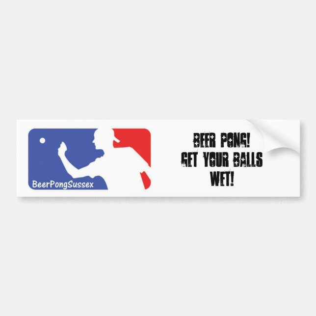 Get Your Balls Wet Bumper Sticker (Front)