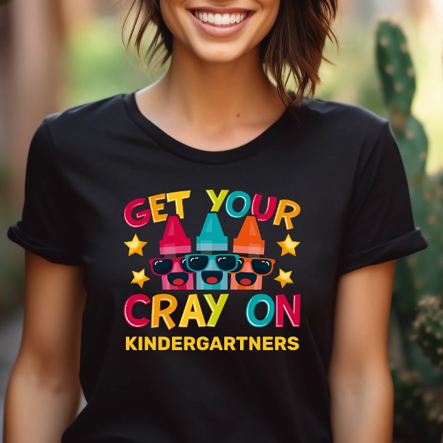 Get Your Cray On Funny Personalised Grade Level Tri-Blend Shirt (Creator Uploaded)