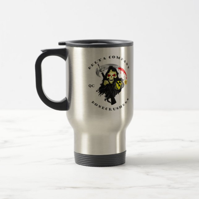 Get your drink on QC style Travel Mug (Left)