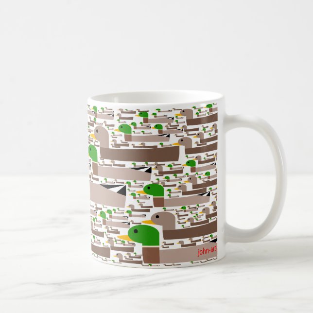 get your ducks in a row coffee mug (Right)