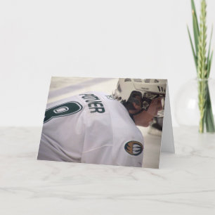 Get your game face on card