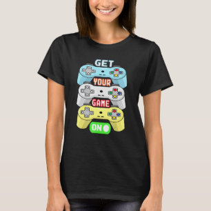 Get Your Game On Teenage Boys Video Games Controll T-Shirt