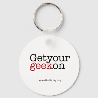 Get your geek on key ring
