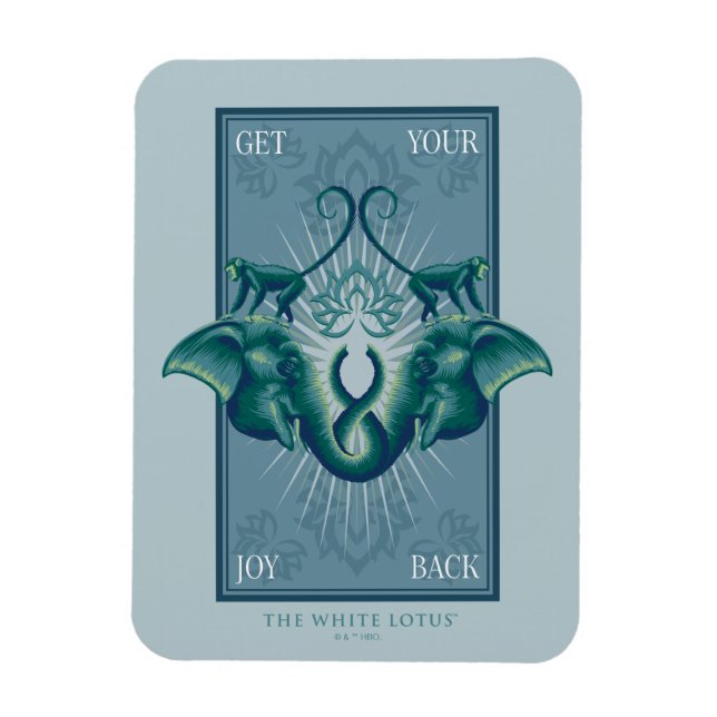 Get Your Joy Back - The White Lotus Magnet (Vertical)