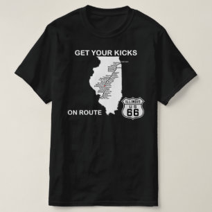 Get your kicks on Illinois Route 66 T-Shirt