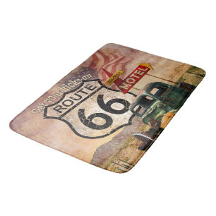 Get your Kicks on Route 66 Bath Mat
