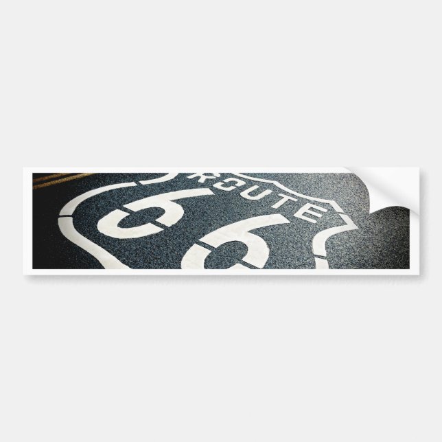 Get Your Kicks On Route 66 Bumper Sticker (Front)