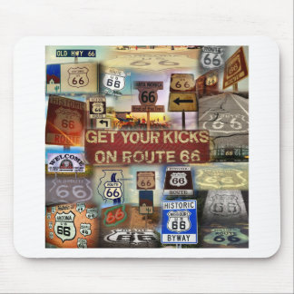 Get your Kicks on Route 66 Mouse Mat