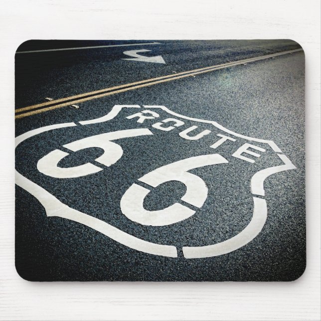 Get Your Kicks On Route 66 Mouse Mat (Front)