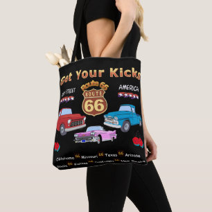 Get your kicks. Route 66 Tote Bag
