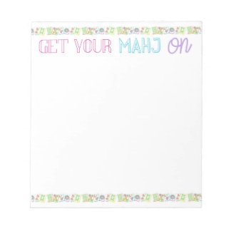 Get Your Mahj On Notepad