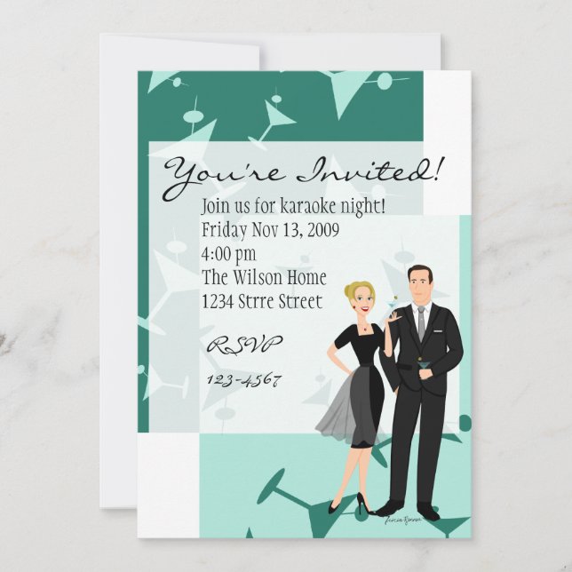 Get Your Martinis Ready! Invitation (Front)