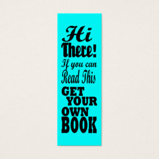 Get your own book Commuter Bookmark