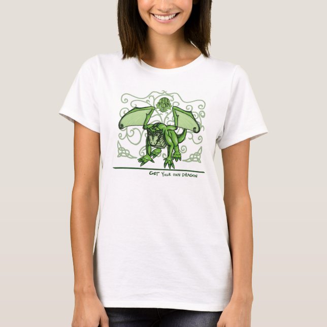 Get Your Own Dragon ~ Jade Flora T-shirt (Front)