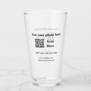 Get your photo scan QR add website email address d Glass