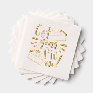 Get Your Pie On! Foil Napkins