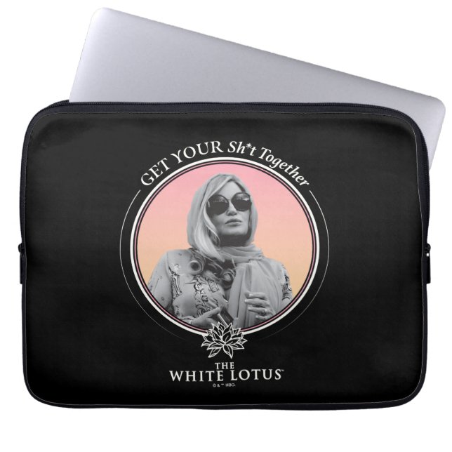 Get Your Sh*t Together - The White Lotus Laptop Sleeve (Front)