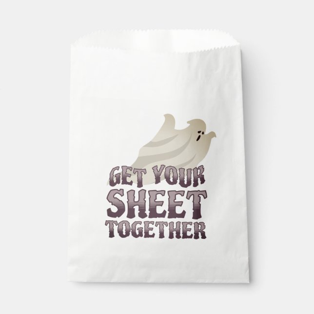 Get Your Sheet Together Favour Bags (Front)