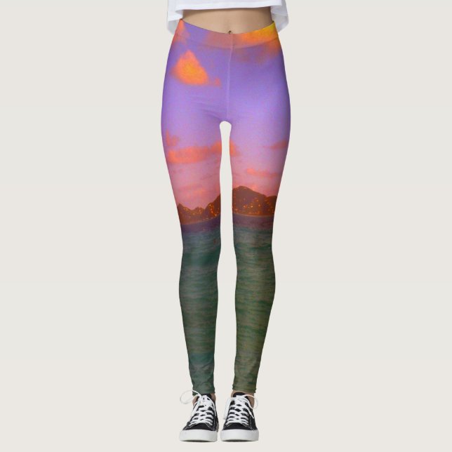 Get Your Tropical On Leggings (Front)