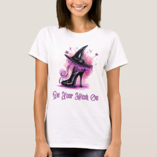 Get Your Witch On Boots and Hat Halloween T-Shirt