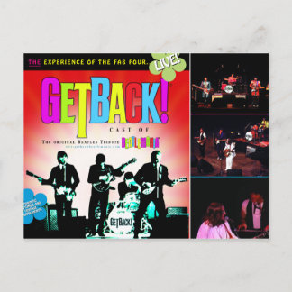 GetBack! Beatlemania Postcard