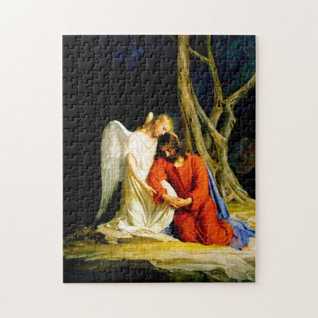Gethsemane by Carl Bloch Jigsaw Puzzle (Vertical)