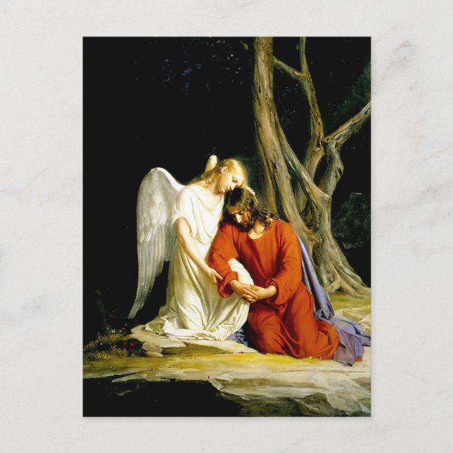 Gethsemane Carl Bloch Postcard (Front)